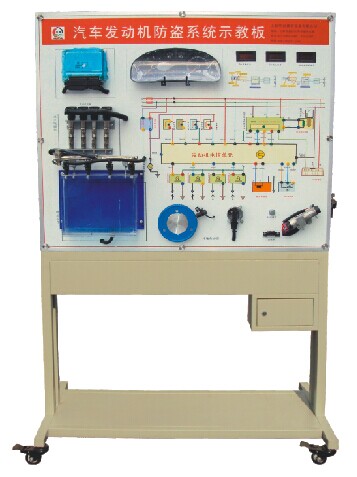 汽車發(fā)動(dòng)機(jī)防盜系統(tǒng)示教板